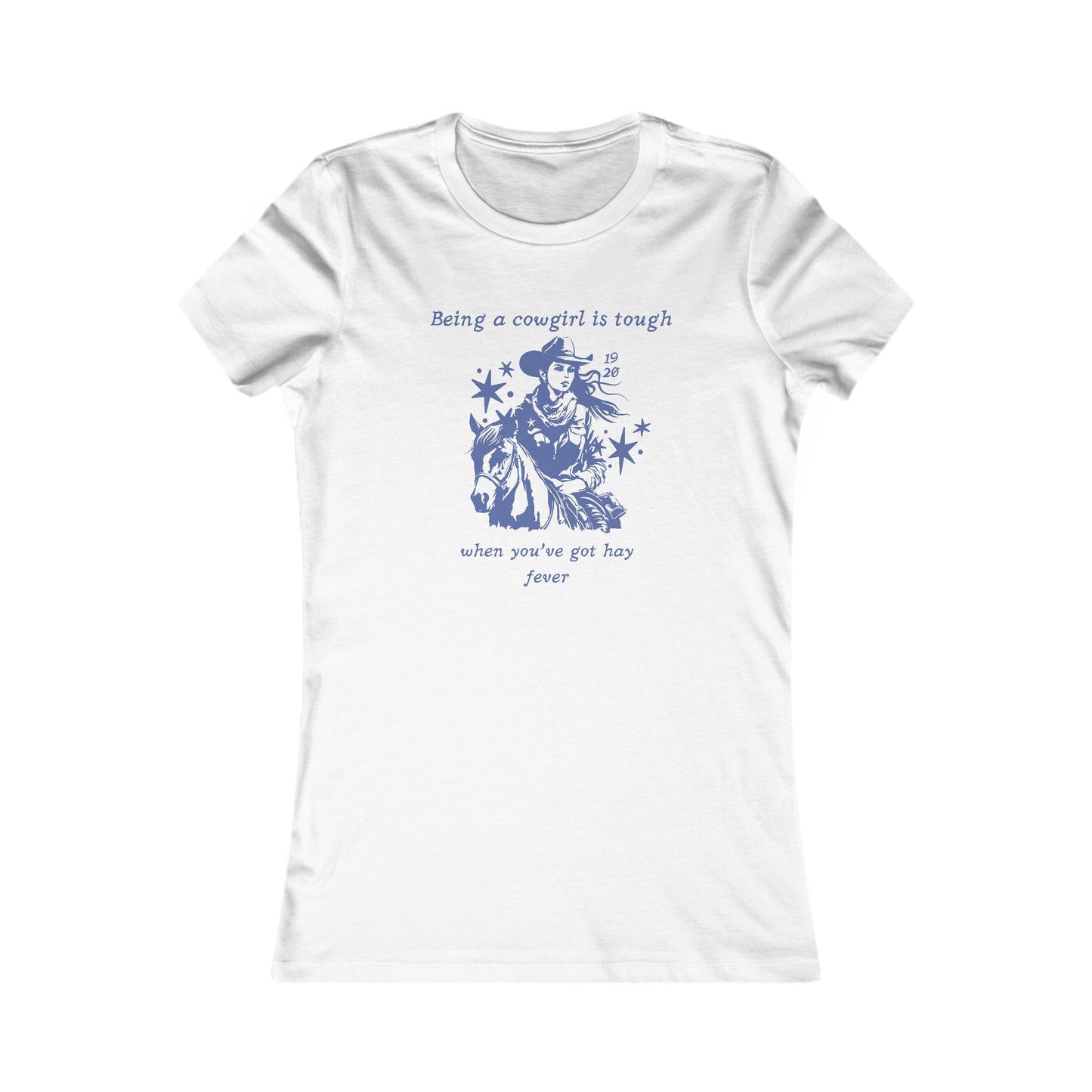 Hayfever Cowgirl Short Sleeve Tee