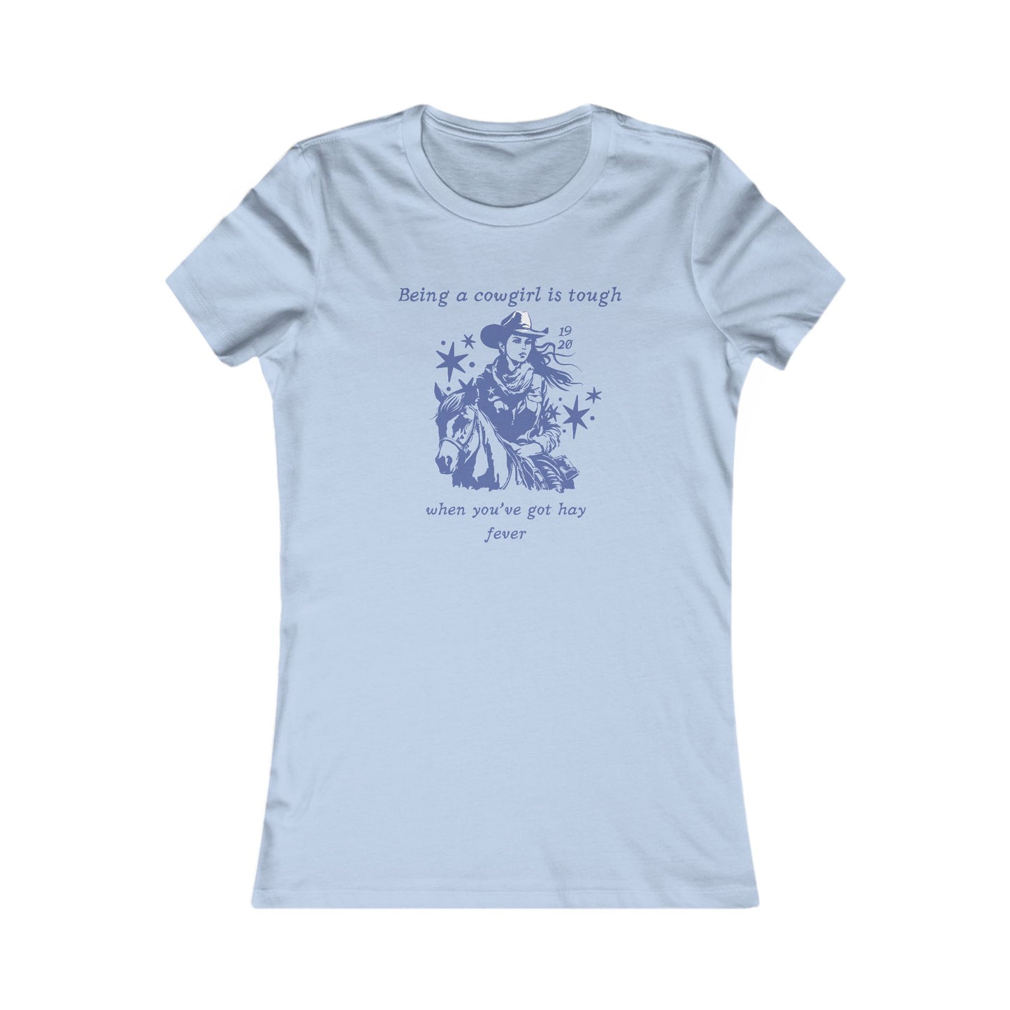 Hayfever Cowgirl Short Sleeve Tee