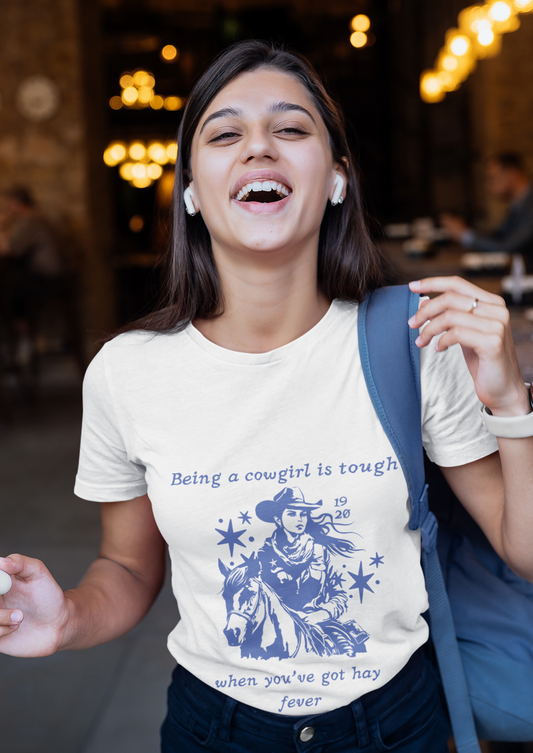 Hayfever Cowgirl Short Sleeve Tee