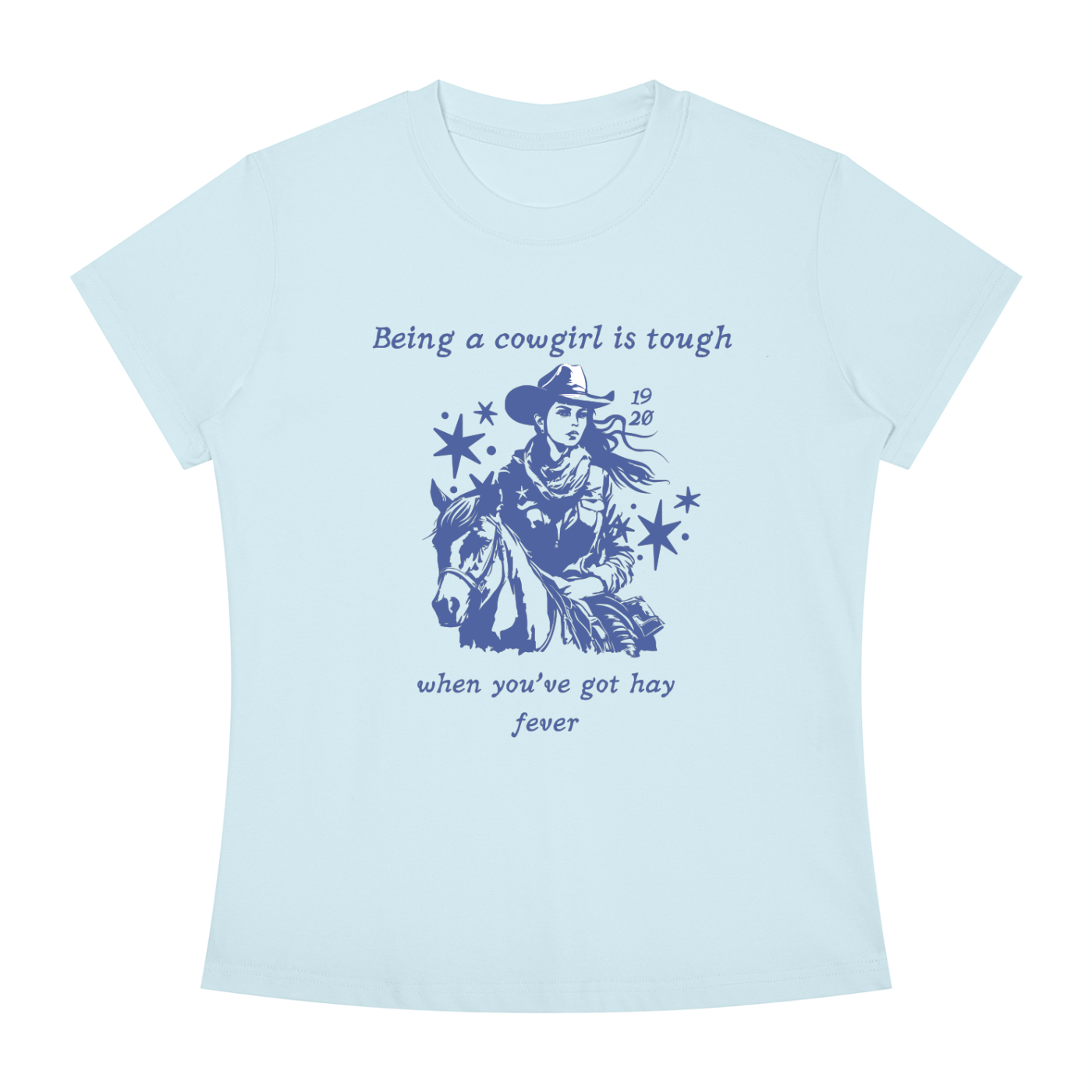 Hayfever Cowgirl Short Sleeve T-Shirt